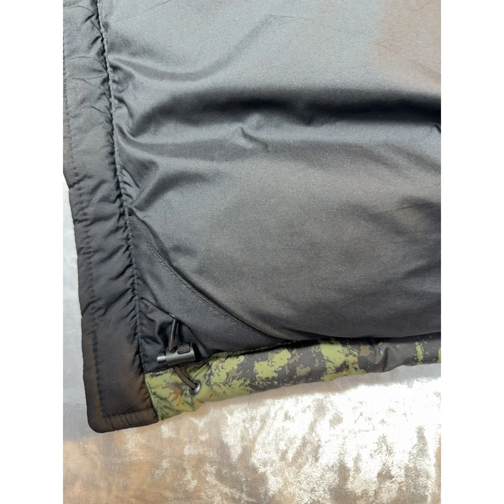 The North Face Nuptse 700 Down Vest Mens L Green Camo Puffer NF00C760